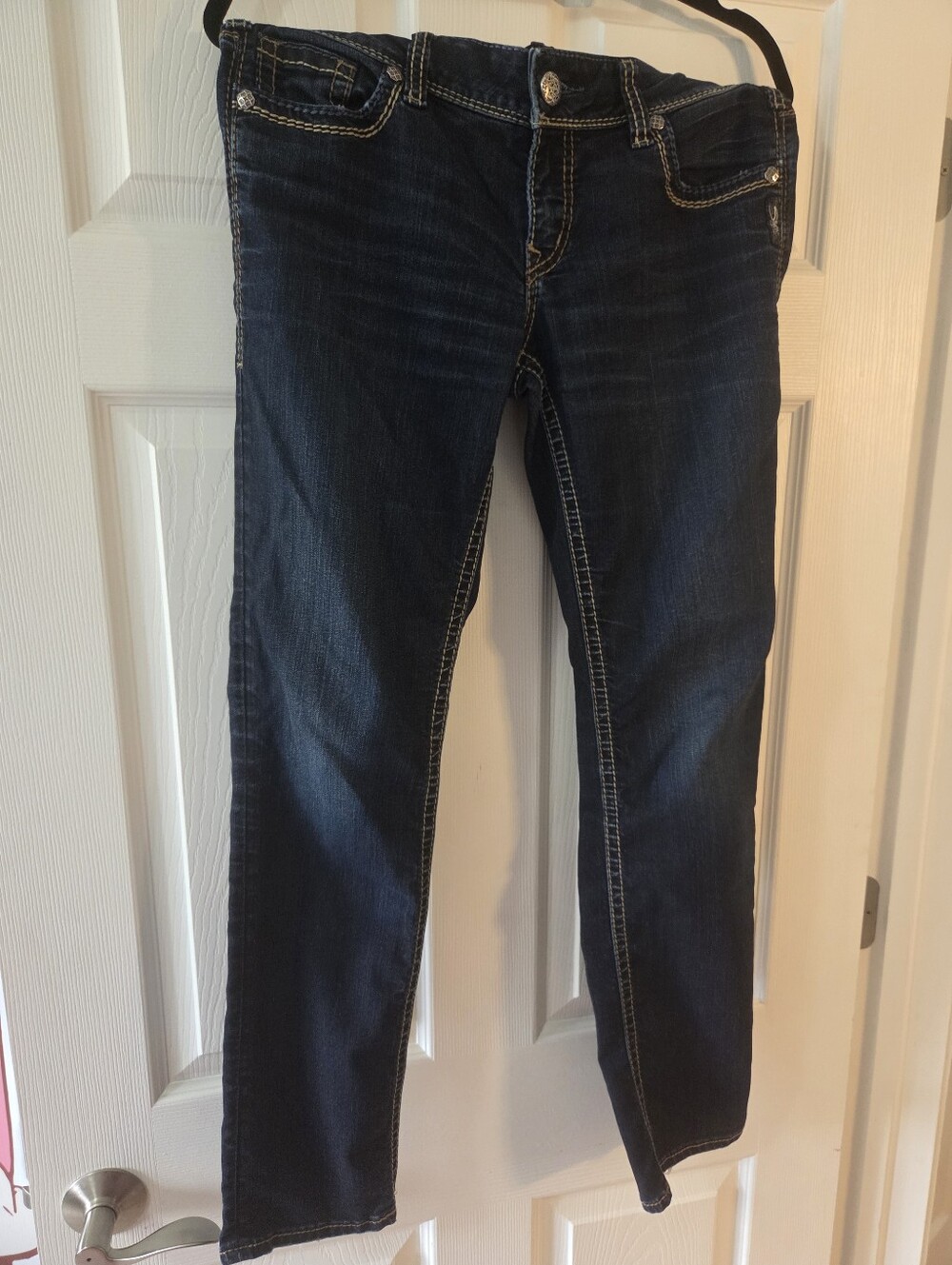 Silver Suki Skinny Jeans 30 W 31 L